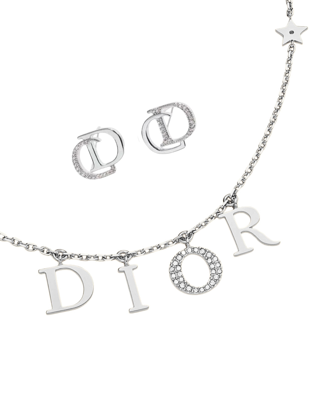 DC SET OHRRINGE + HALSKETTE | SILBER