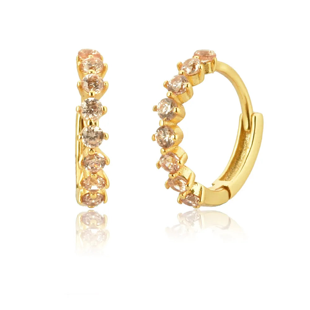 LE CHIC OHRRINGE | GOLD ROSÉ QUARTZ
