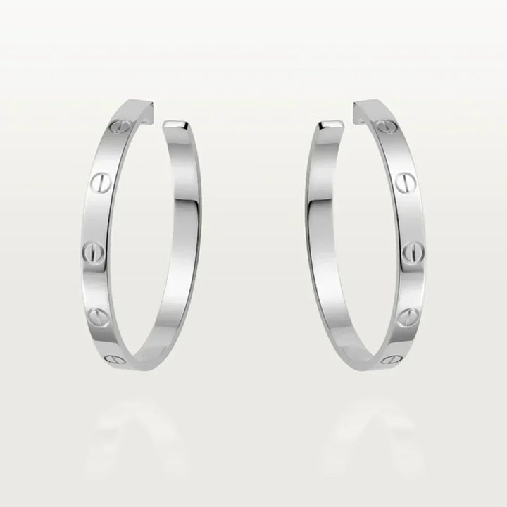 ETERNITY OHRRINGE LARGE | SILBER