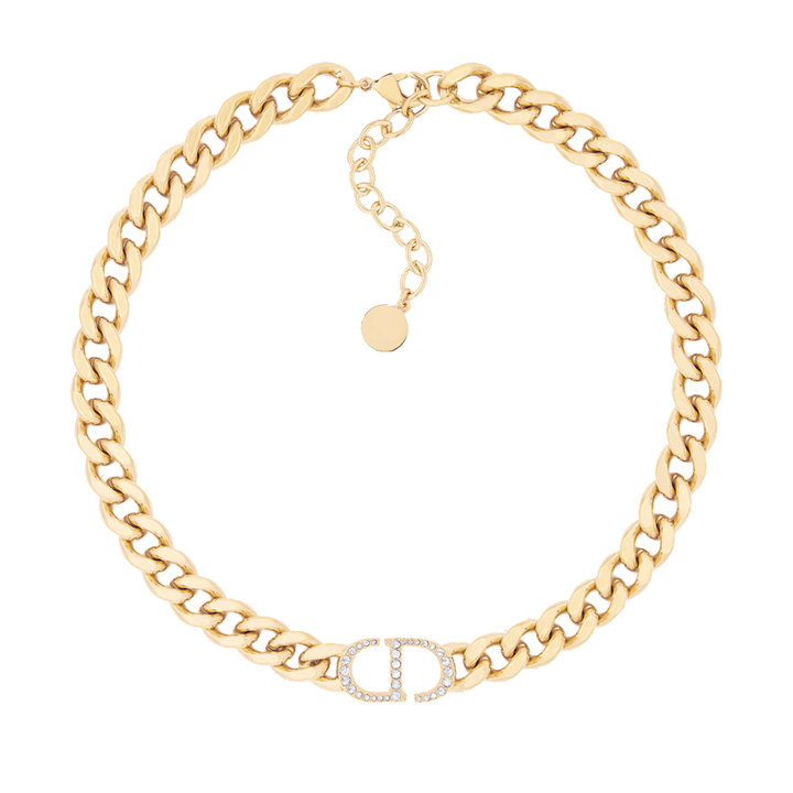 DIANA HALSKETTE DIAMANT - GOLD