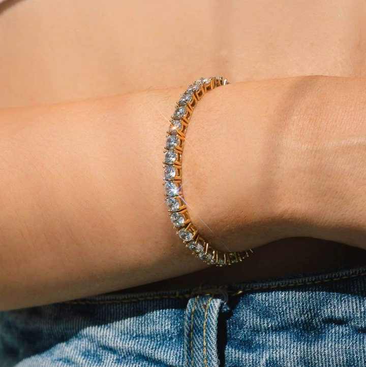 TENNIS ARMBAND | GOLD