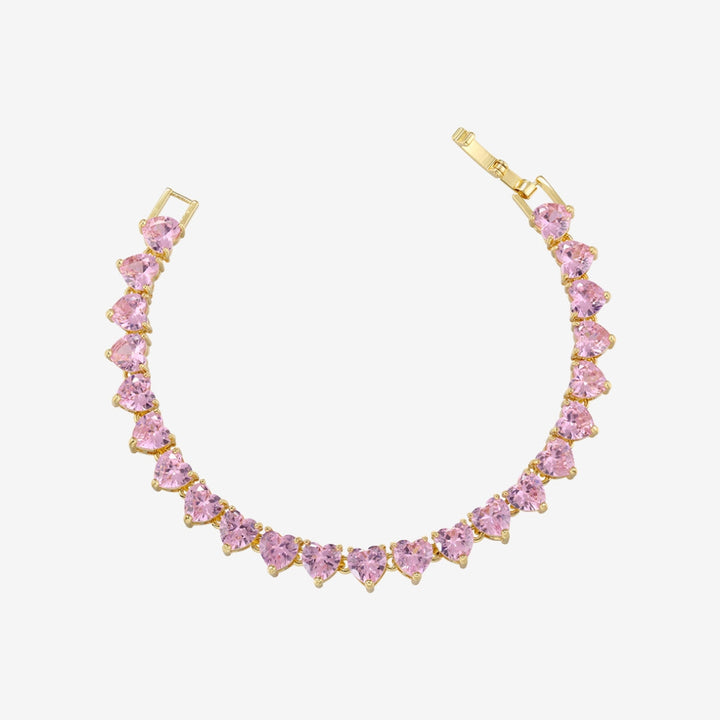 SENCE ARMBAND | ROSÉ QUARTZ GOLD
